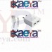 OkaeYa-2 Amp Dual Port Mobile Charger Adaptor with 1 Meter USB Cable for All Android Phones (White)